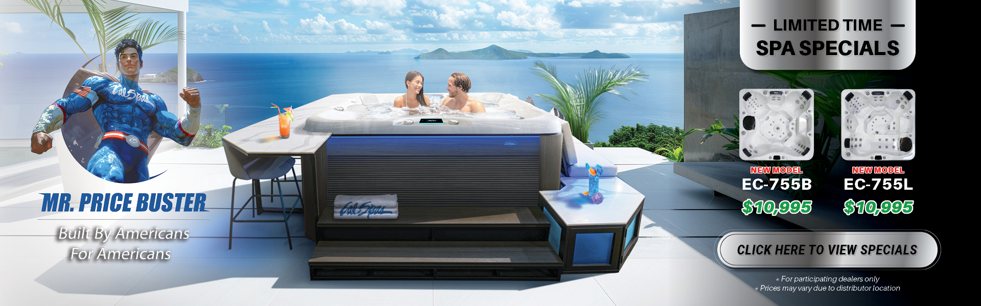 Calspas hot tub being used in a family setting - Kentwood